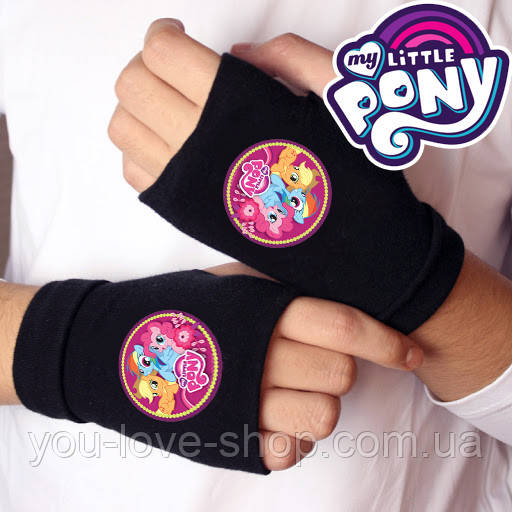 Рукавиці рукавички без пальців Мій маленький поні "Lovely Friends" / My little pony