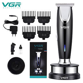 Машинка для стрижки волосся VGR V-006 8Вт (Black), фото 2