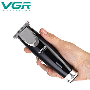Машинка для стрижки волосся VGR V-006 8Вт (Black), фото 2