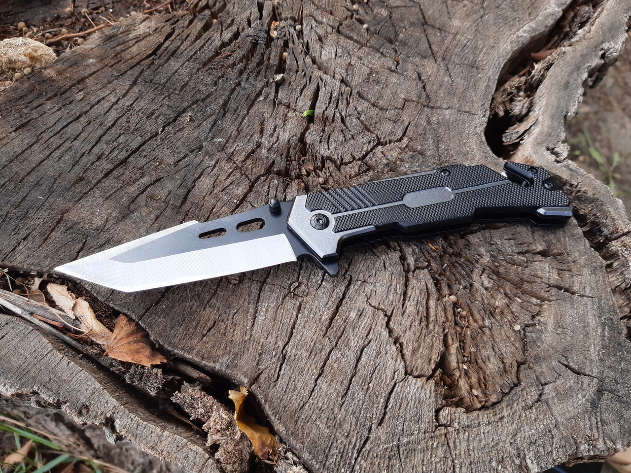 Складаний ніж тактичний Black JGF87