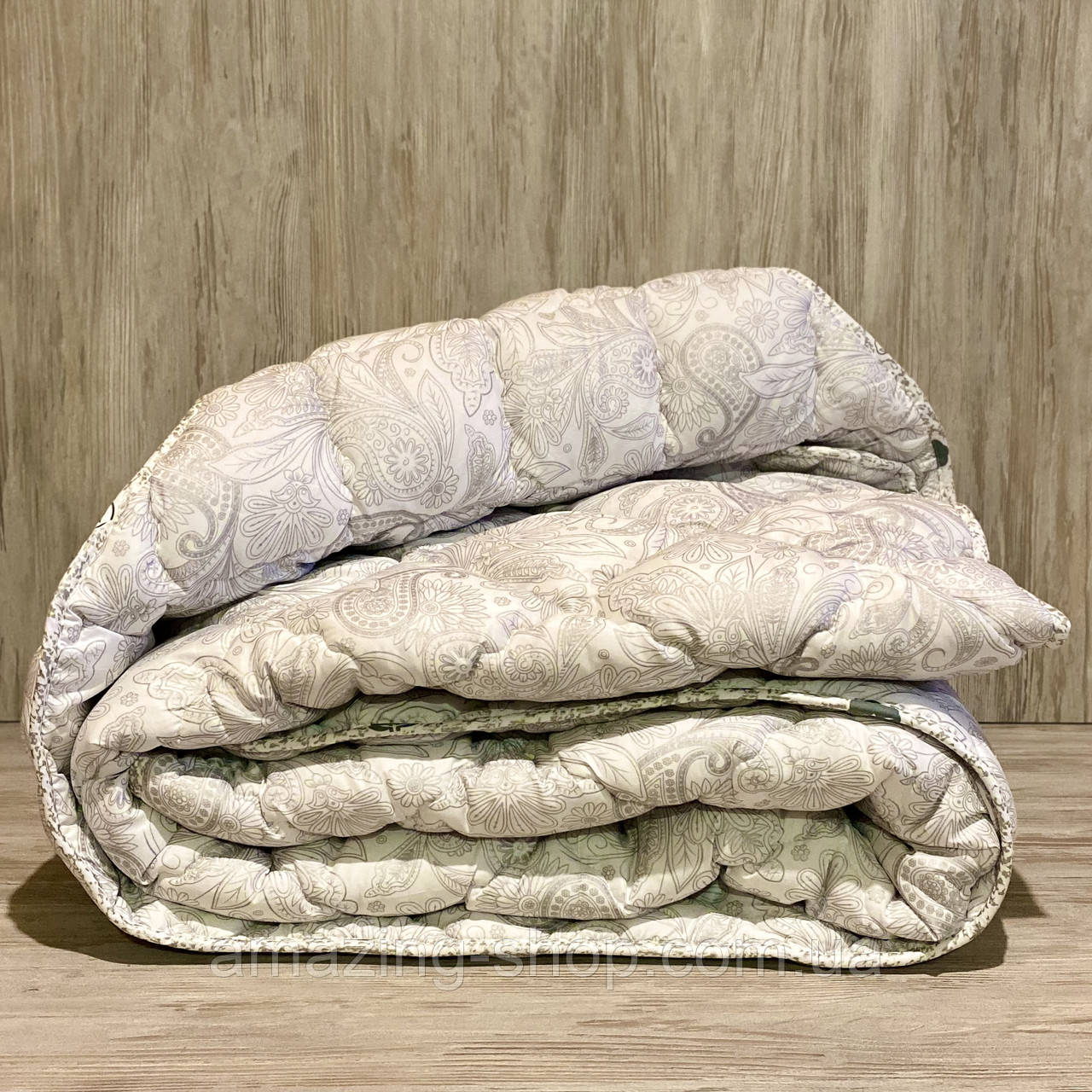 Ковдра на холофайбері "ODA" 175*210 см Тепла ковдра, наповнювач холофайбер. Стьобана ковдра ОДА, фото 1