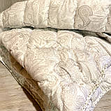 Ковдра на холофайбері ODA 175*210 см Тепла ковдра, наповнювач холофайбер. Стьобана ковдра ОДА, фото 3