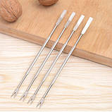 Виделка - інструмент для вилучення ядра волоського та лісового горіха, кісточки абрикоса. Ціна за 1 шт, фото 2