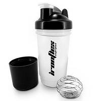 Шейкер Iron Flex Premium Shaker Transparent (с пружиной) (500 мл.)