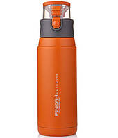 Термос-пляшка Pinkah PJ-3504 на 650 мл, помаранчева
