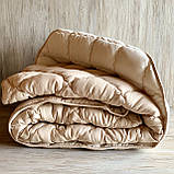 Ковдра двоспальна на холофайбері "ODA" 175*210 см Тепла ковдра, наповнювач холофайбер., фото 2