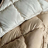 Ковдра двоспальна на холофайбері "ODA" 175*210 см Тепла ковдра, наповнювач холофайбер., фото 3