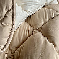 Одеяло двухспальное на холлофайбере "ODA" 175*210 см | Тепла ковдра, наповнювач холлофайбер.
