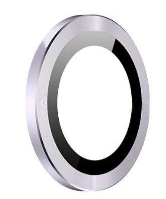 Скло камери для iPhone 11 , фіолетове + кільце, комплект 2 шт.