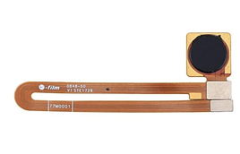 Шлейф для OnePlus 5T A5010, з сканером відбитка пальця, чорного кольору