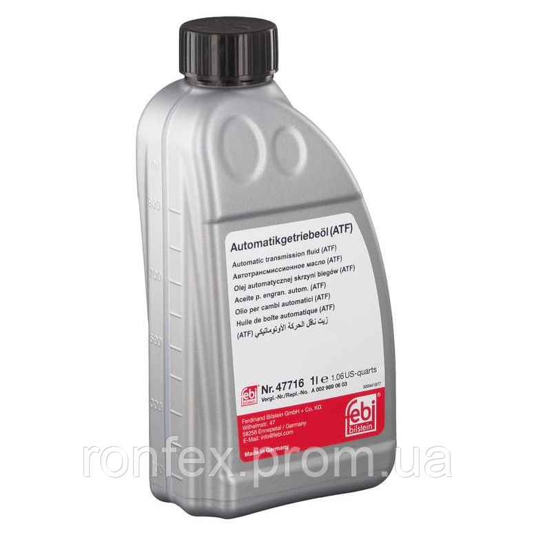 FEBI ( Made in GERMANY !! ) масло ATF 1л. (MB 236.16, MB236.17)
