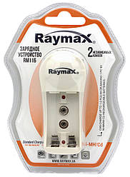 Зарядное устройство Raymax RM116 на 2 независимых канала, для AA/AAA/9V