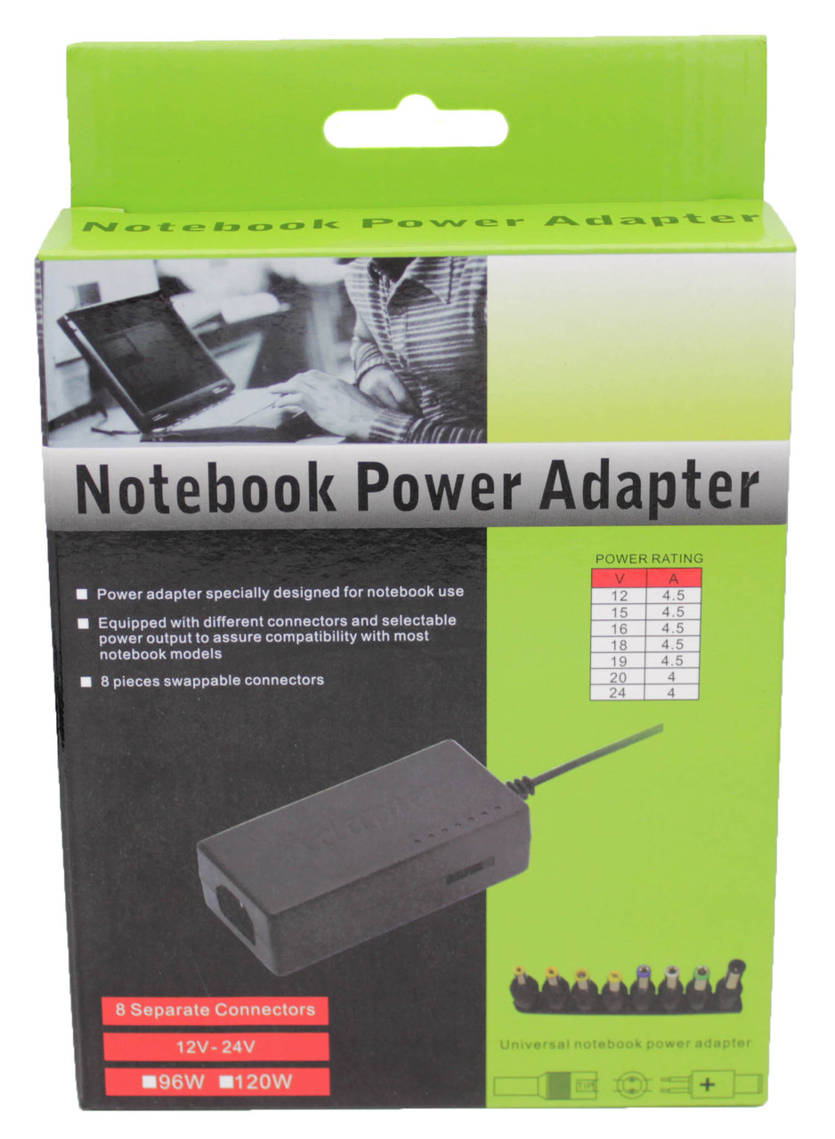 Сетевое зарядное устройство для ноутбука Notebook Power Adapter 120W / 2456 - фото 1 - id-p516358532