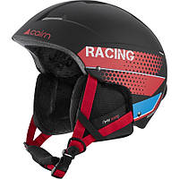 Детский горнолыжный шлем защитный Cairn Andromed Jr mat black-racing 51-53 (черный)
