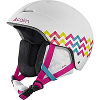 Детский горнолыжный шлем защитный Cairn Andromed Jr mat white-lolipop 51-53 (белый)