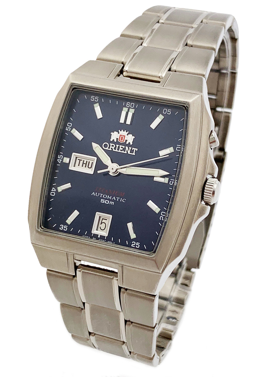 Годинник чоловічий Orient CEMAT001DJ титановий, фото 1