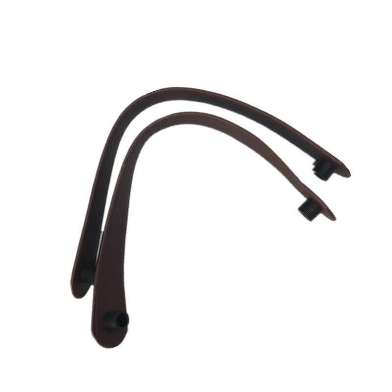 Плоскі широкі ручки 45 см для сумки-конструктор, коричневі, фото 1