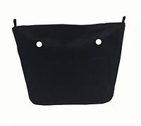 Джинсовая подкладка для сумки classic, Однотонная черная