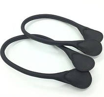 Ручки з ЕКО шкіри 60 см для сумки-конструктор, матові чорні