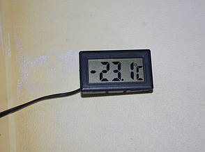 Термометр із виносним датчиком 1 метр, вбудований, фото 2