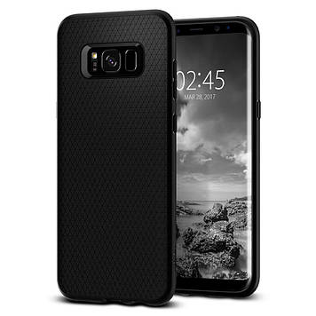 Чохол Spigen для Samsung Galaxy S8 Liquid Air, Black (565CS21611)