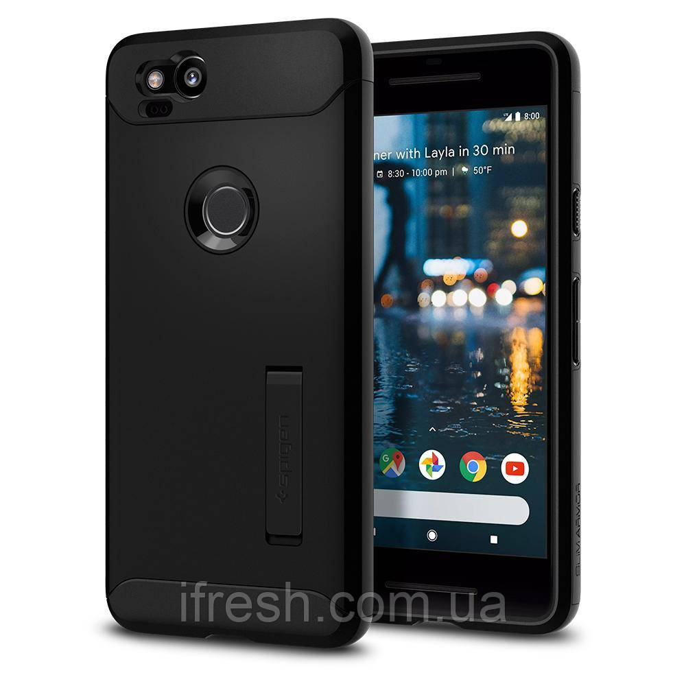Чохол Spigen для Google Pixel 2 Slim Armor, Black