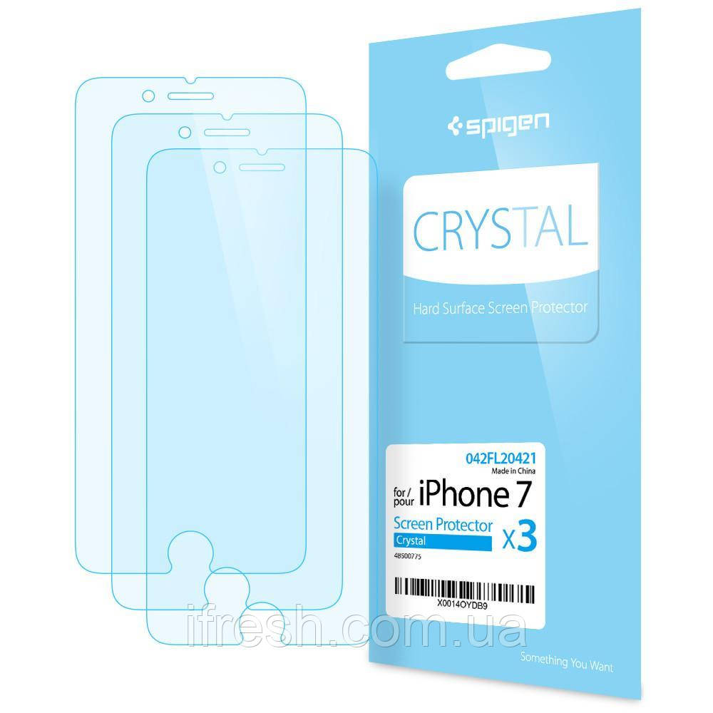 Захисна плівка Spigen для iPhone 8/7 глянець, 3 шт (042FL20421), фото 1