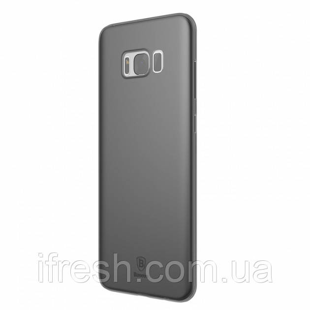 Чехол Baseus для Samsung Galaxy S8 Plus Wing Case, Gray transparent (WISAS8P-01), фото 1