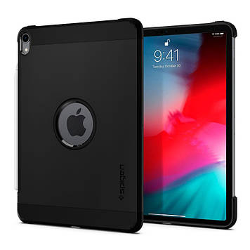 Чехол Spigen для iPad Pro 11" (2018) Tough Armor, Black (067CS25218)