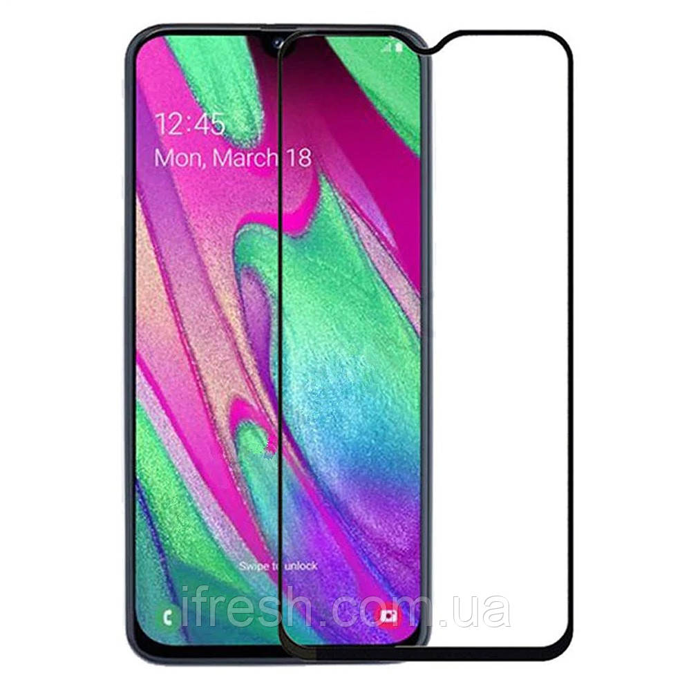 Захисне скло Lion для Samsung Galaxy A40 3D Perfect Protection Full Glue, Black, фото 1