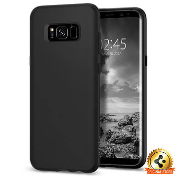 Чохол Spigen для Samsung S8 Liquid Crystal, Matte Black