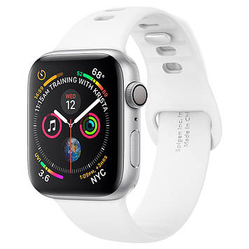 Ремінець Spigen для Apple Watch Series 5/4/3/2/1 40/38 mm Air Fit, White (061MP25407)