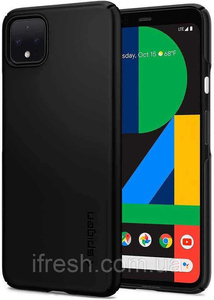 Чохол Spigen для Google Pixel 4XL Thin Fit, Black (F25CS27545)