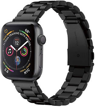 Металевий ремінець Spigen Modern Fit для Apple Watch (42 / 44 / 45 / 49 MM) Чорний (062MP25403)