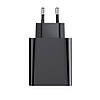 Сетевое ЗУ Baseus Speed Dual QC3.0 Quick charger U+U 30W EU, Black (CCFS-E01), фото 3