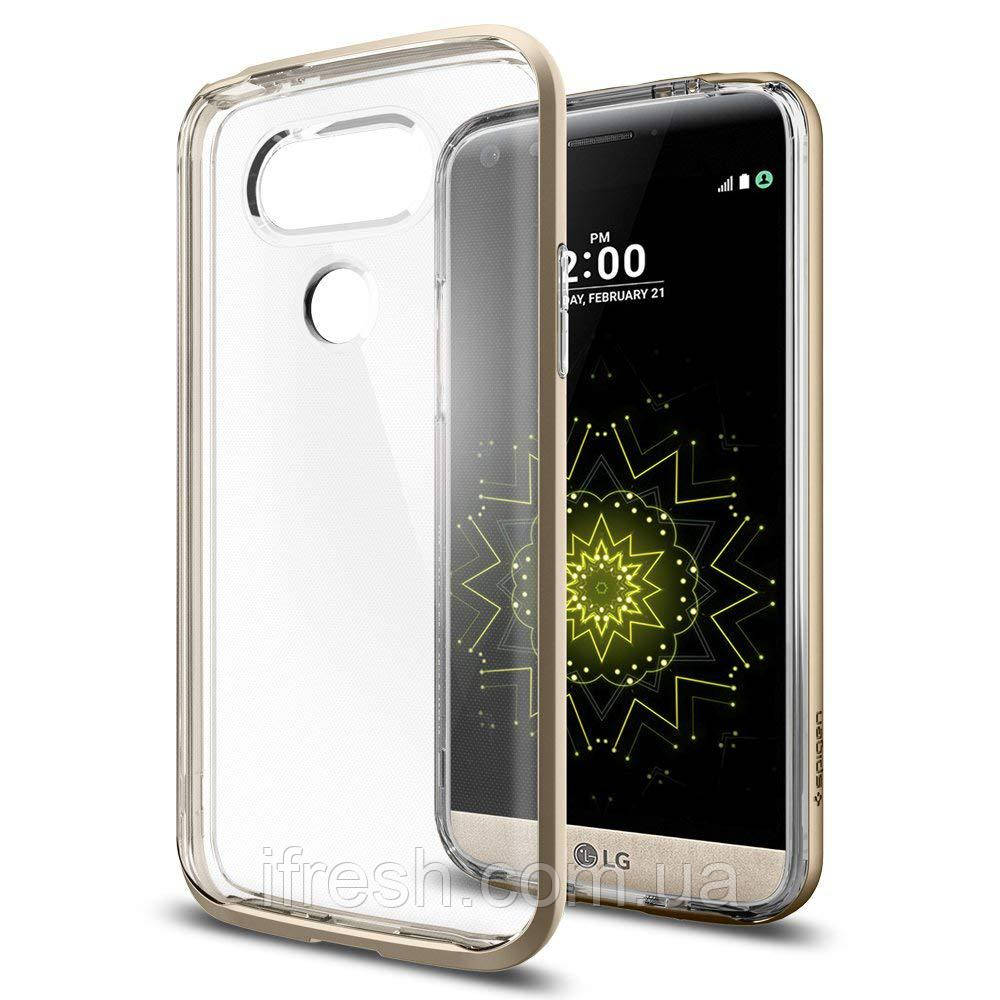 Чехол Spigen для LG G5 Neo Hybrid Crystal, Champagne Gold (A18CS20136)
