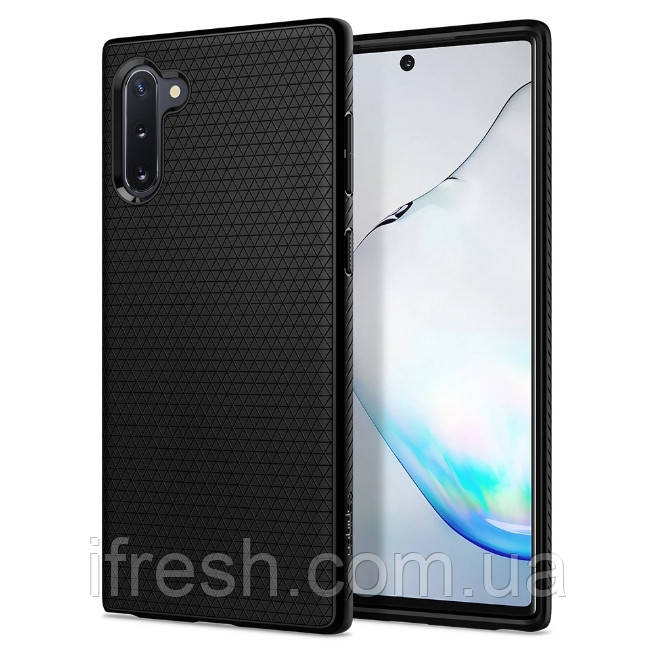 Чохол Spigen для Samsung Galaxy Note 10 - Liquid Air, Matte Black (628CS27373)