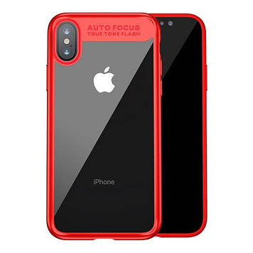 Чехол Baseus для iPhone X Suthin Case Autofocus, Red (ARAPIPHX-SB09)