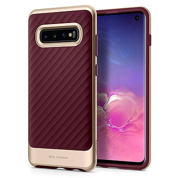 Чохол Spigen для Samsung Galaxy S10 - Neo Hybrid (Пошкоджена упаковка), Burgundy (605CS25810)