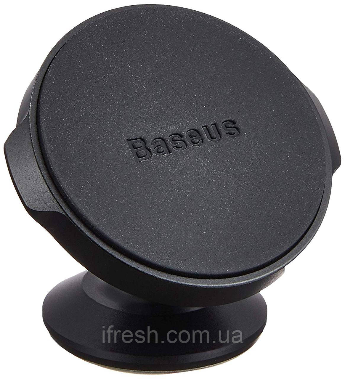 Магнітний автотримач Baseus Small Ears Series, Black (SUER-B01)