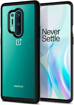 Чохол Spigen для OnePlus 8 Pro, Ultra Hybrid, Чорний (ACS00834)
