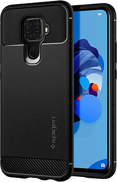 Чохол Spigen для Huawei Mate 30 Lite /Nova 5i Pro Rugged Armor, Black (ACS00076)