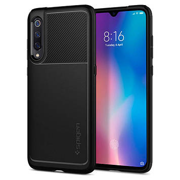 Чехол Spigen для Xiaomi Mi 9 Rugged Armor, Black (S35CS26089)