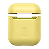 Чехол Baseus для AirPods 2/1 series - Super Thin Silica Gel, Yellow (WIAPPOD-BZ0Y), фото 6