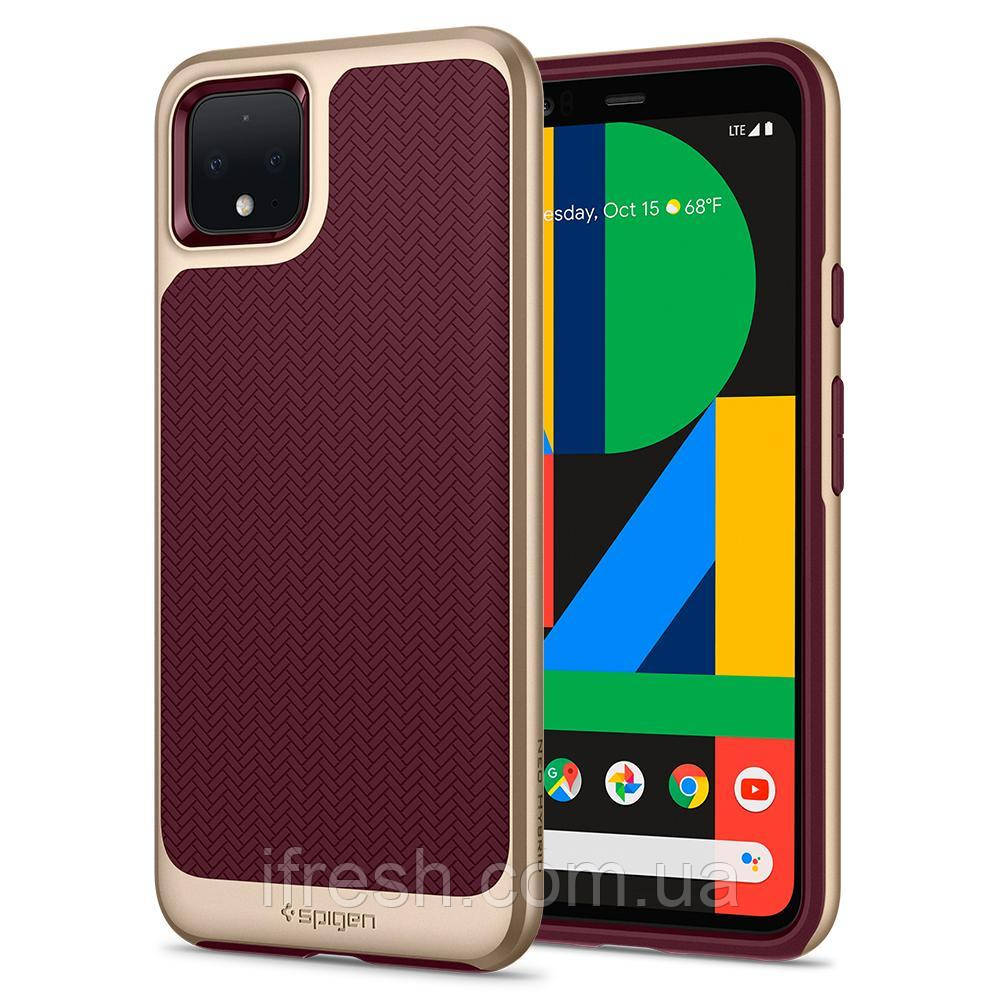 Чохол Spigen для Google Pixel 4 Neo Hybrid, Burgundy (F26CS27574)