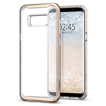 Чехол Spigen для Samsung Galaxy S8 Neo Hybrid Crystal Glitter, Gold Quartz (565CS21606)