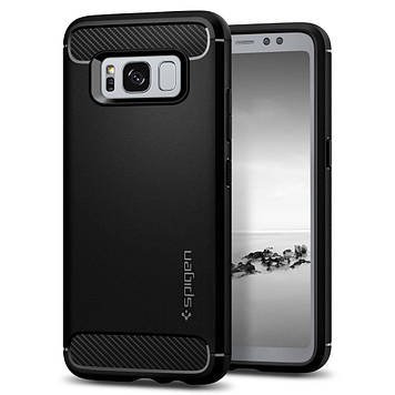 Чохол Spigen для Samsung S8 active Rugged Armor, Black (586CS21831)
