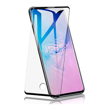 Захисне скло 5D King Kong для Samsung Galaxy S10 Full Glue, Black