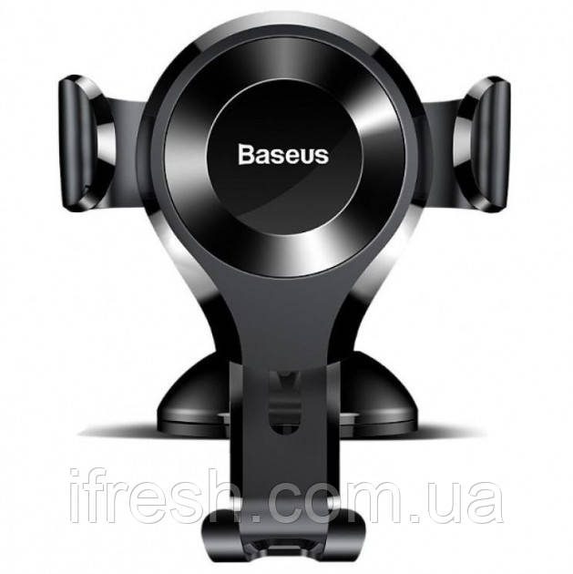 Автотримач Baseus Osculum Type Gravity Car Mount, Black (SUYL-XP01)