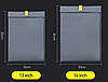 Чехол Baseus для Macbook Let''s go Traction Computer Liner Bag (13 inches), Grey+Yellow (LBQY-AGY), фото 9